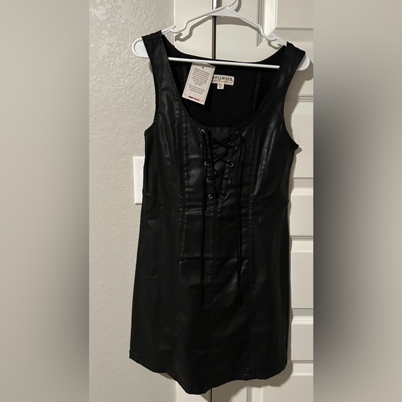 Idyllwind Black Ruched Sheath Mini Dress - Picture 7 of 13